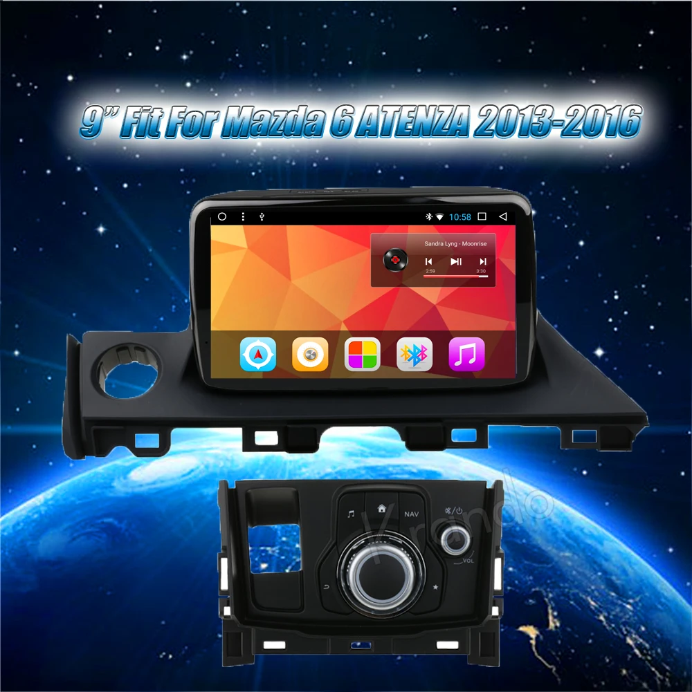 Perfect Krando Android 8.1 9" IPS Full touch big screen car multimedia player for MAZDA 6 ATENZA GPS navigation system radio wifi BT 0 Perfect Krando Android 8.1 9" IPS Full touch big screen car multimedia player for MAZDA 6 ATENZA GPS navigation system radio wifi BT 0