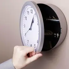 Настенные часы безопасные креативные скрытые секретные коробки для хранения наличных ювелирных изделий для хранения дома и офиса скрытые безопасные настенные часы Сейф DHZ005 Настенные часы безопасные креативные скрытые секретные коробки для хранения наличных ювелирных изделий для хранения дома и офиса скрытые безопасные настенные часы Сейф DHZ005