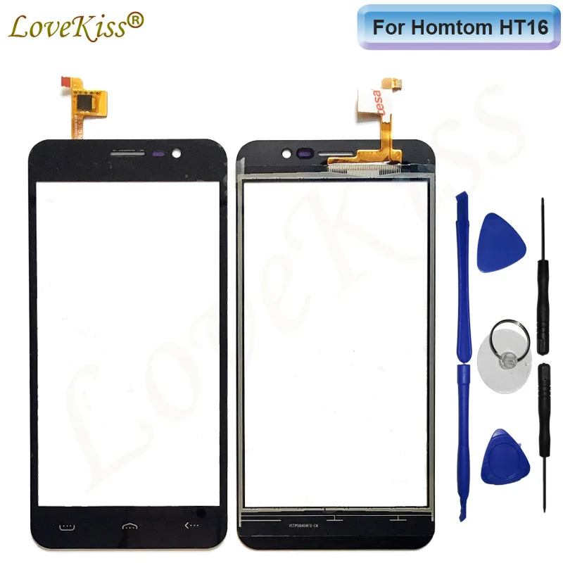 Фронтальная панель для Homtom HT16 5 0 &quot сенсорный ЖК-экран дигитайзер внешняя