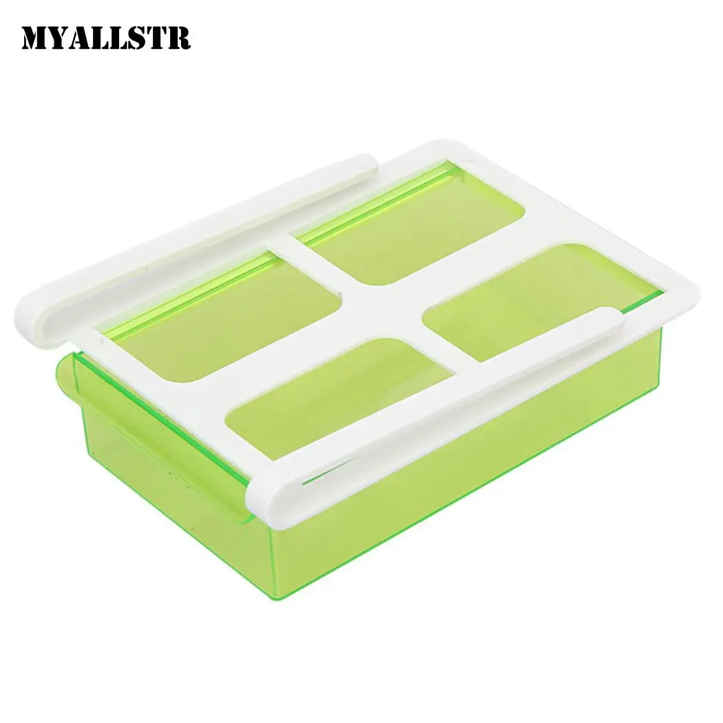 Storage Fresh keeping Box Glass Refrigerator partition Layeredin