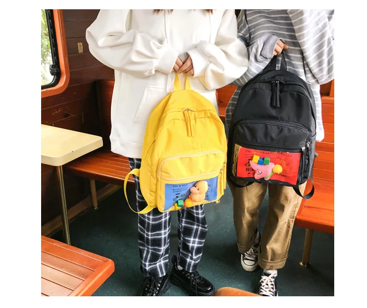 Cute Clear Transparent Women Backpacks PVC Stuffed Toys Student Schoolbags Fashion Teenage Girls Bags for School Backpack New_16 (3)