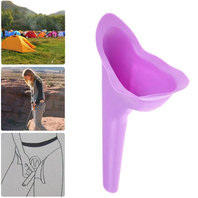 Creative Design Women Urinal Soft Silicone Urination Device Travel