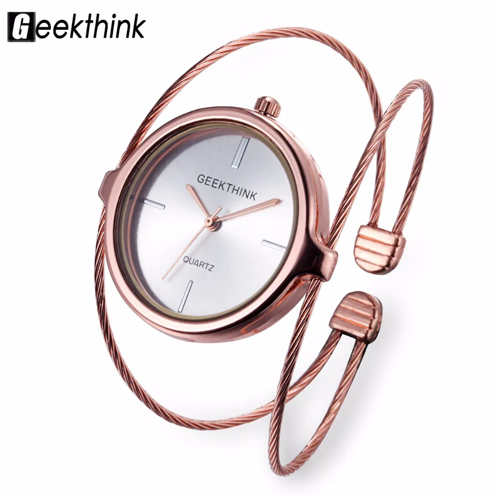 GEEKTHINK Unique Fashion Brand Quartz font b Watch b font font b Women b font Bracelet