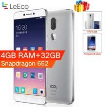 Дешевые Оригинальный прохладный 1 Coolpad letv cool1 4 г LTE телефон Octa Core Android 6,0 5,5 «FHD 4 г Оперативная память 32 г Встроенная память двойной задней камерами отпечатков пальцев