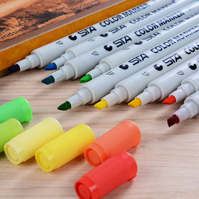 

Markers Colors Dual Head Art Markers Pen Oily Alcoholic Sketch Marker Brush Pen Art Supplies for Animation Manga Draw