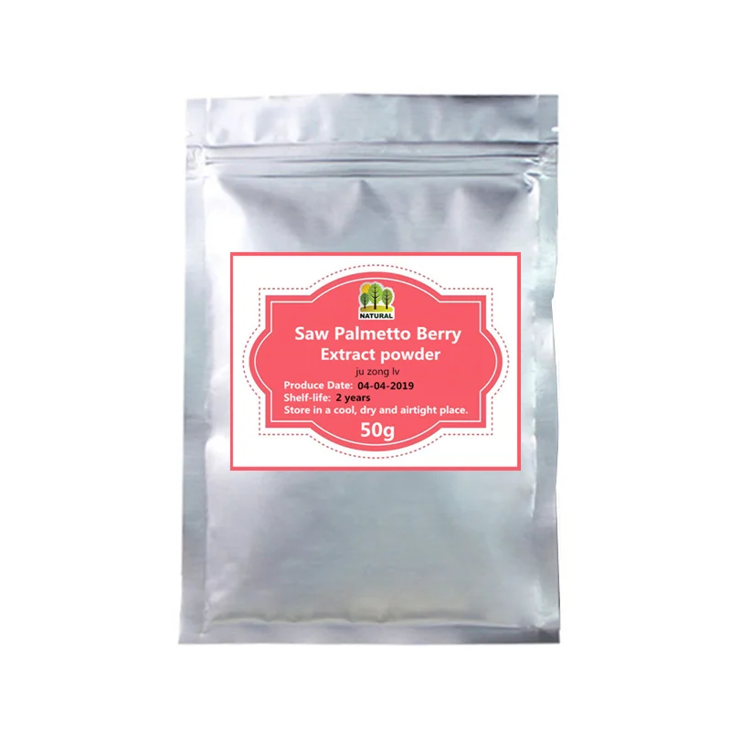 

50-1000g,high quality natural saw palmetto extract powder/Ju zong lv,Prevent and relieve symptoms of prostate enlargement