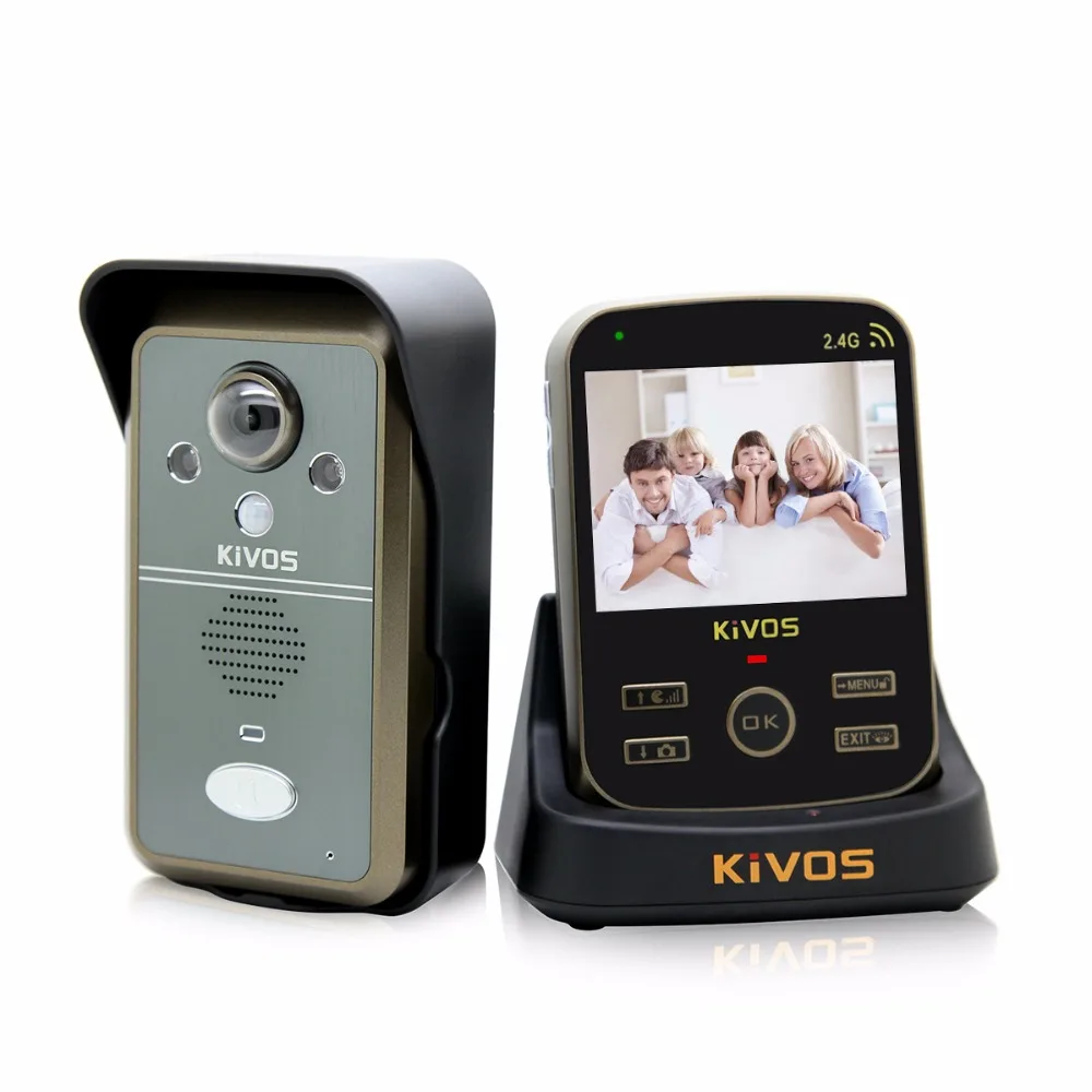 imágenes para KiVOS 3.5 inch Impermeable Video Portero Puerta de Intercomunicación Timbre de La Cámara de Vídeo Inalámbrico Teléfono de La Puerta para el Apartamento Casa F1719A imágenes para KiVOS 3.5 inch Impermeable Video Portero Puerta de Intercomunicación Timbre de La Cámara de Vídeo Inalámbrico Teléfono de La Puerta para el Apartamento Casa F1719A