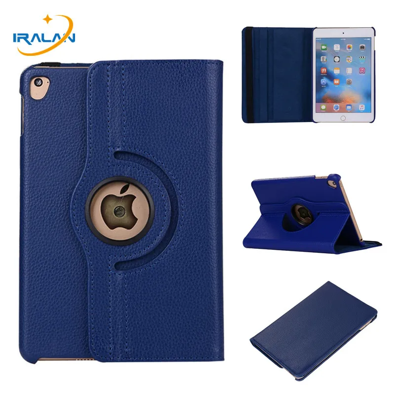 

360 Degree Rotating PU Leather Flip Stand Case For Apple iPad Mini 5 Mini5 7.9 inch 2019 New Release Tablet PC Protective Cover