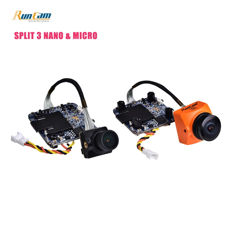 Hot Sale RunCam Split 3 for Nano/Micro 1080P 60fps HD Recording WDR Low Latency 16:9/4:3 NTSC/PAL Switchable FPV Camera