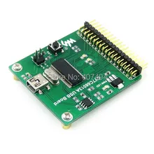 5 шт./лот CY7C68013A доска EZ-USB FX2LP CY7C68013A USB модуль со встроенным 8051& 24LC64(EEPROM) бортовой макетная плата комплект