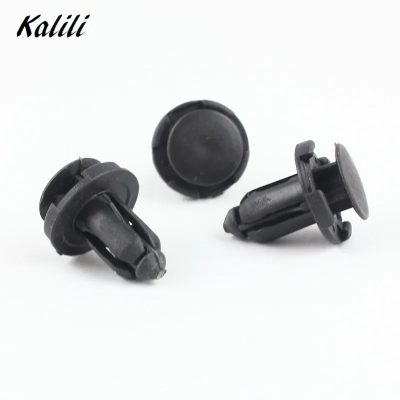 500pcs Auto Car Bumper Fastener Push Type Fixed Clamp Rivet For Honda