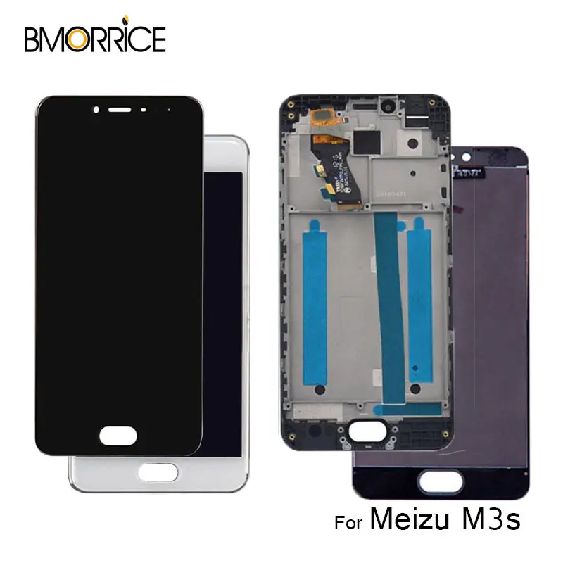 Для Meizu M3S для MEILAN Мини ЖК дисплей + сенсорный экран 100% тест дигитайзер сборка
