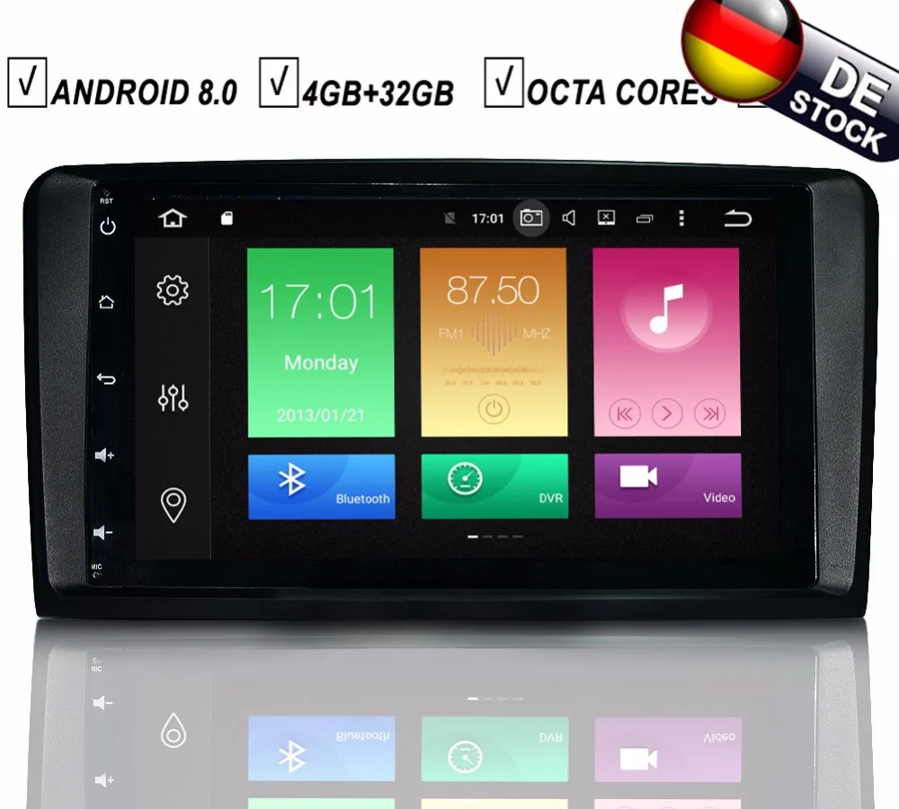 

9 IPS Android 9.0 Car DVD GPS Player For Mercedes Benz X164 W164 GL ML-Class Octa 8 Core 4G RAM 32G ROM Radio Bluetooth WIFI/4G