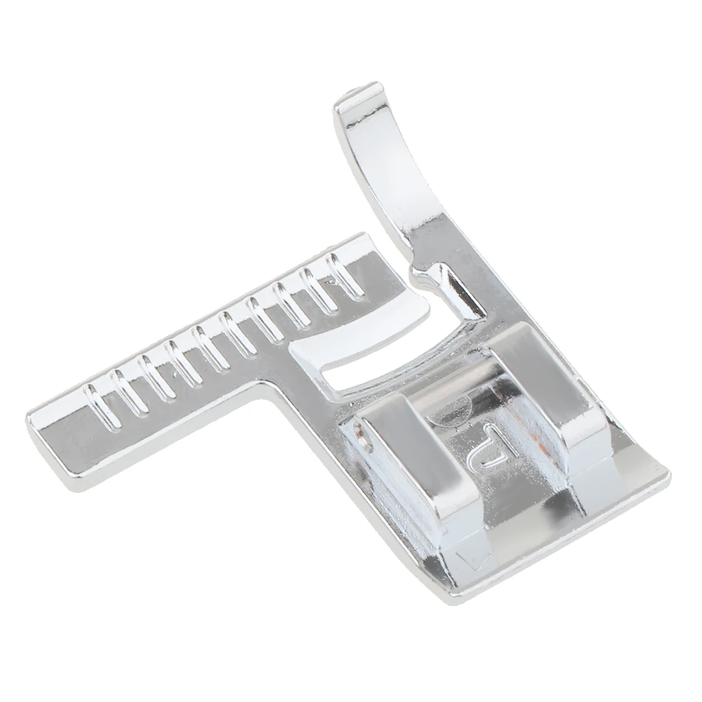 Stitch Guide Sewing Machine Presser Foot with Ruler - Fits Singer Brother Babylock Janome Juki All Low Shank Snap-On