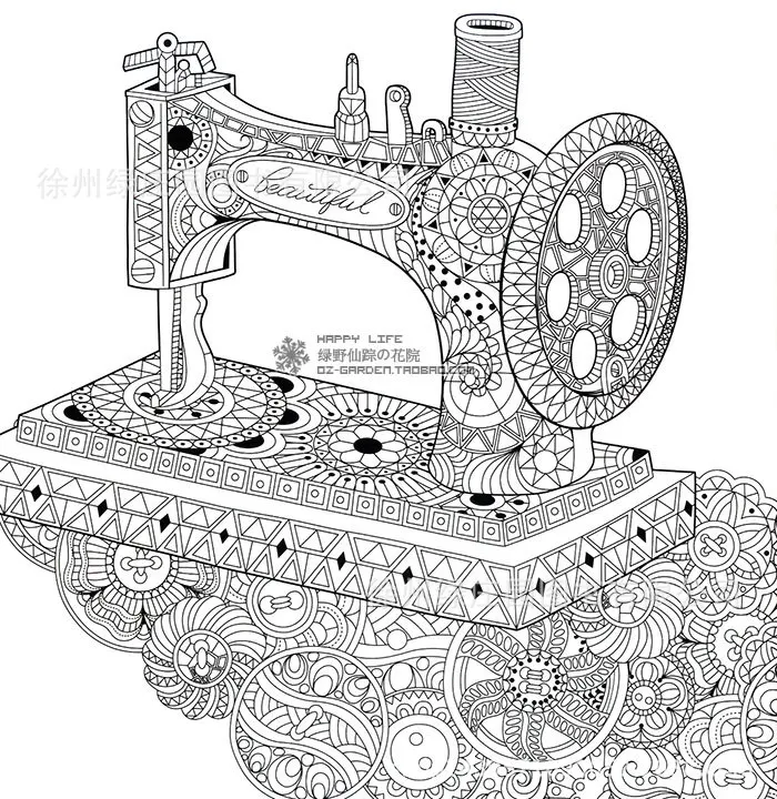 Beautiful Days Colouring Book Secret Garden Style Coloring For Relieve Stress Kill Time Graffiti Painting Drawing In Books From Office School