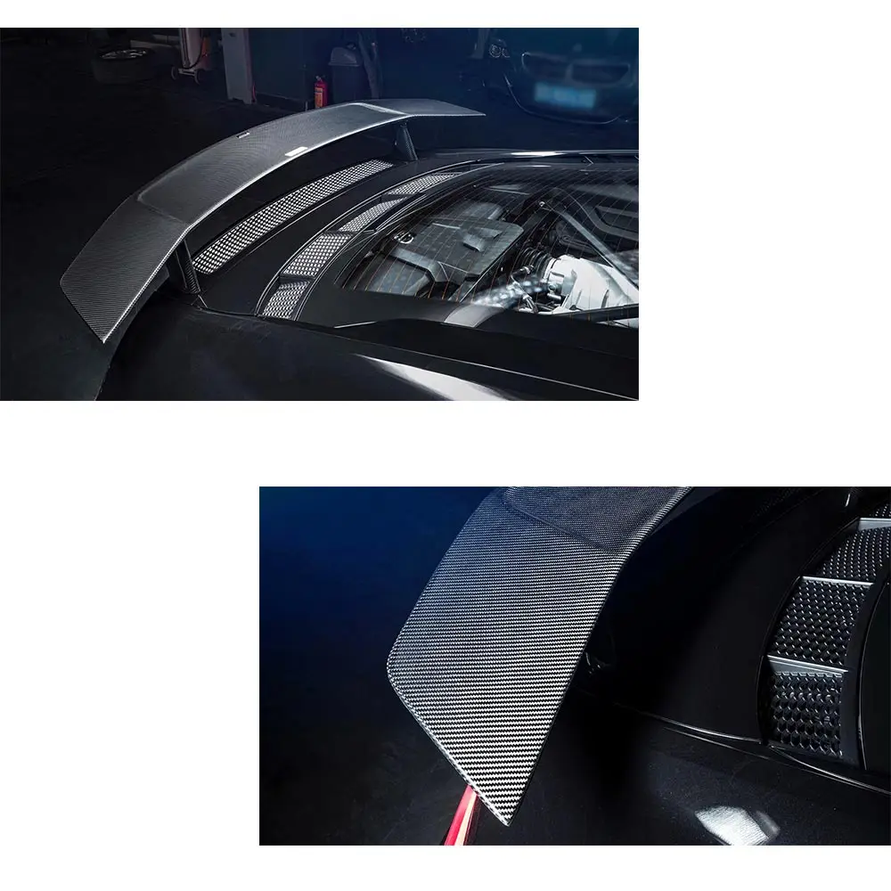 Сухой спойлер для багажника из углеродного волокна GT Wings Audi R8 2017 2018 2019 авто
