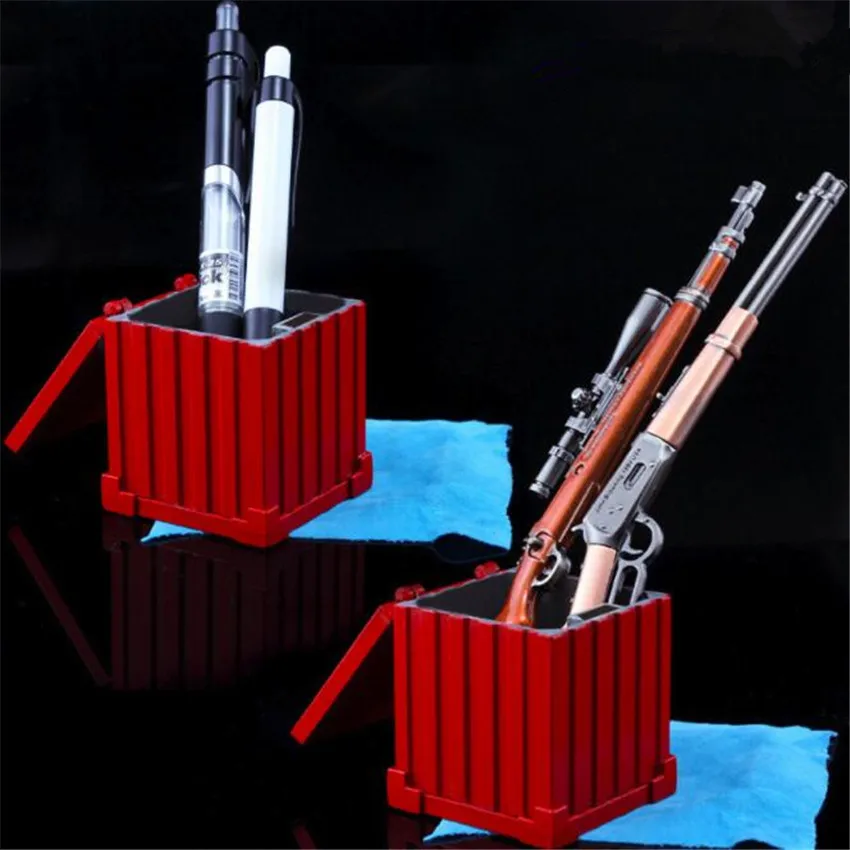  Game PUBG Air Drop Supply Crate Playerunknown's Battlegrounds Cosplay Props Alloy Armor Model Key C