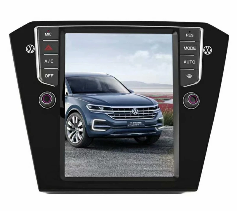 Android 7,12 10," Тесла Стиль Автомобильный dvd плеер для автомобиля Volkswagen PASSAT B8 мультимедиа с gps навигацией, Wi-Fi, bluetooth