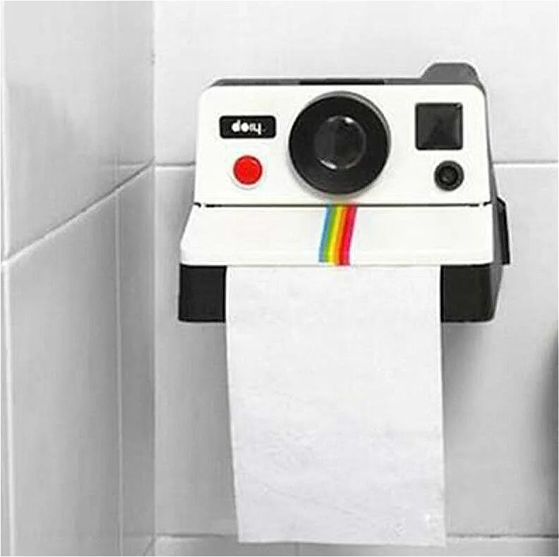 Creative Retro Camera Paper Towel Box Household Car Seat Type Carton Drawing Tissues Holder Tissue Box Roll Paper Contianer Case