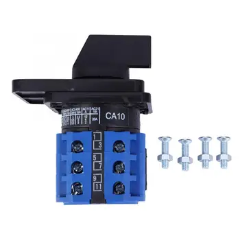 

CA10 4-Position 8 Terminals Changeover Selector Control Switch Cam Generator new