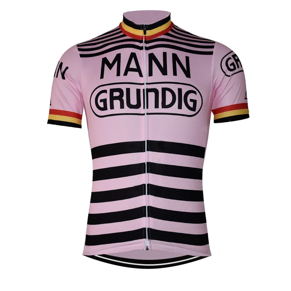 pink cycling top