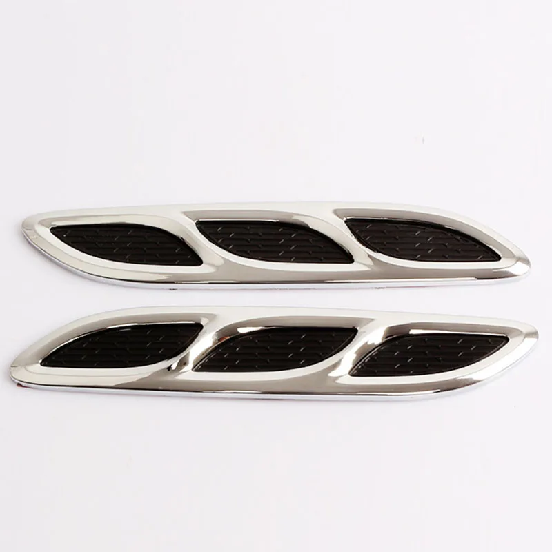 2pcs/set  Fender Hood Decorative Side Air Flow Vent Cover for Car Truck SUV