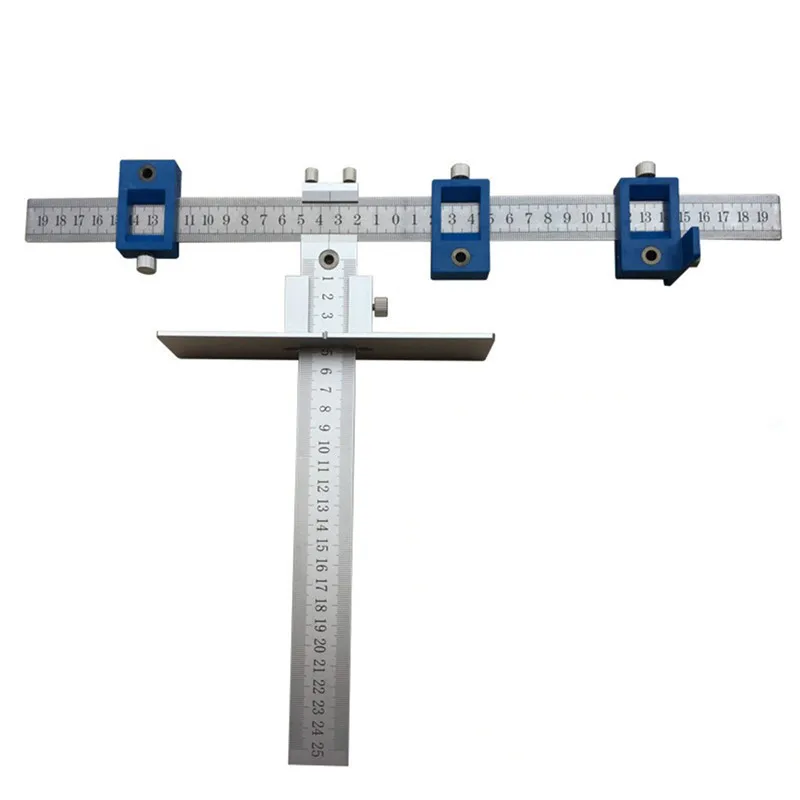 Drill Punch Locator Woodworking Drill Guide Multi-function Furniture Adjustable Drilling Dowelling Hole Saw Tools Wood Dowel Jig Joinery (7)