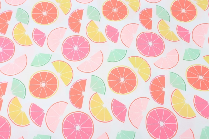 Us 13 3 100 140 Cm Kartun Katun Musim Panas Buah Jeruk Hometextile Patchwork Jahit Kain Diy Handmade Bahan Untuk Tas Fabric Diy Cotton Sewingsewing