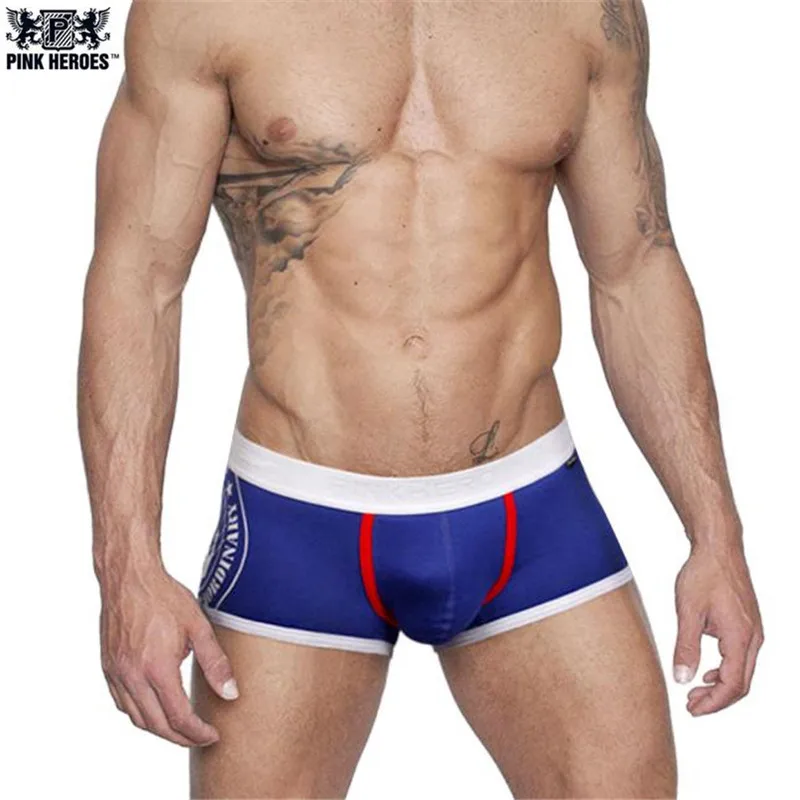 PINK HEROES Sexy Underpants Man Men's Underwear Boxer Shorts Spring and Summer masculino underwear