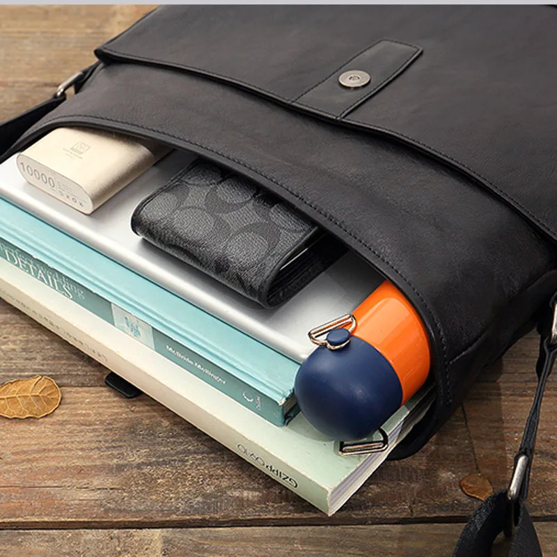 AETOO New Messenger Bag Men's Shoulder Bag Men's Casual Bags Leather Shoulder Messenger Bag Men