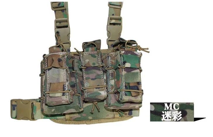 M4/M14/AK многофункциональная подвесная сумка для боеприпасов военное тактическое снаряжение армии MOLLE 1000D износостойкая страйкбольная охотничья сумка - Цвет: CP