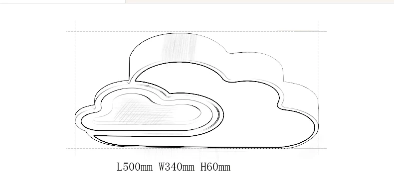 Светодиодный светильник для детской комнаты с облаками, детский потолочный светильник, детский потолочный светильник с затемнением для мальчиков и девочек, светодиодный потолочный светильник для спальни