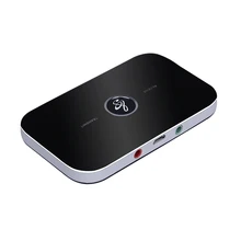 Elistooop 2 в 1 Bluetooth 4,1 аудио передатчик приемник Hifi беспроводной A2DP Aux 3,5 мм Музыкальный преобразователь звука для динамика автомобиля