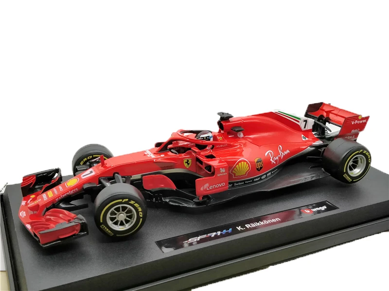 BBurago 1:18 F1 2018 SF71H Formula One литья под давлением модели гоночный автомобиль