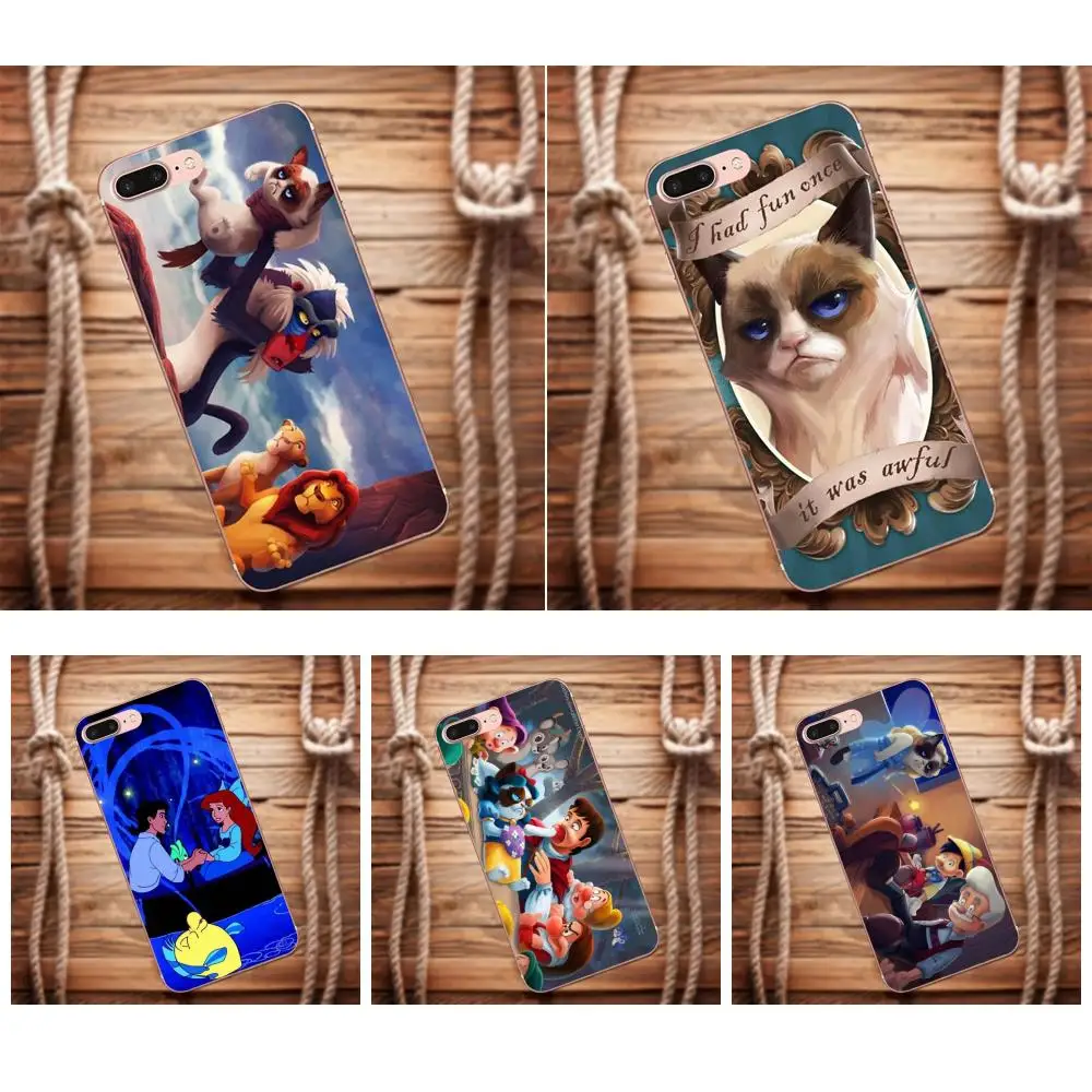 

Cats Aladin Little Mermaid Grumpy TPU Protective Case For Sony Xperia Z Z1 Z2 Z3 Z4 Z5 compact Mini Premium M2 M4 M5 T3 E3 E5 XA