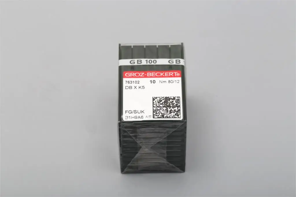 Подлинная Groz Beckert синель Вышивка Иглы DBXK5 DB N20 нм 80/12 для Tajima Barudan китайские