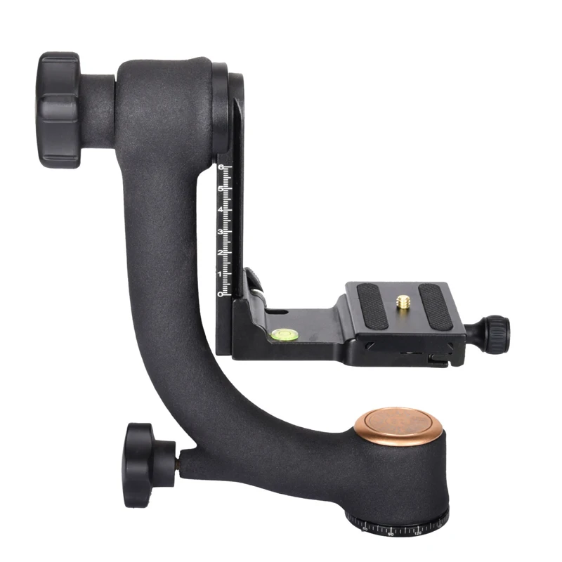 

Pro 1/4" 360 Degree Swivel Pro Panoramic Gimbal Clamp Tripod Ball Head QZSD-45s Q-45S Q45S Base Diameter 45mm