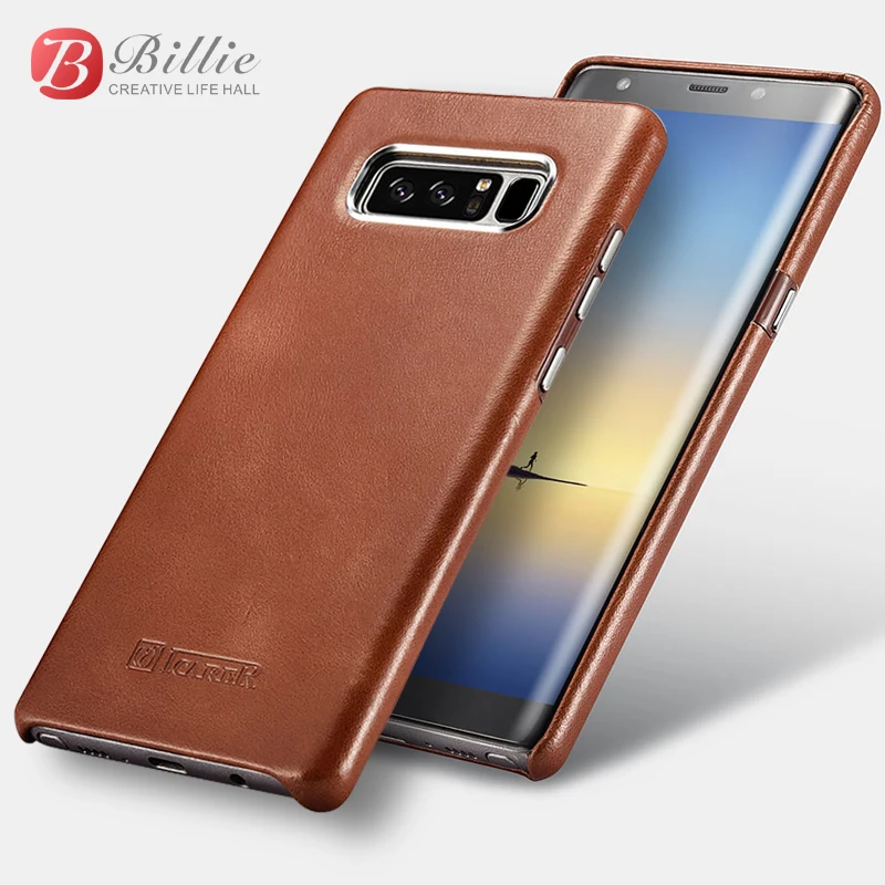 

For Samsung Galaxy Note8 Vintage Genuine Natural Cowhide Series Back Cover for Samsung Note 8 luxury real leather Back Case