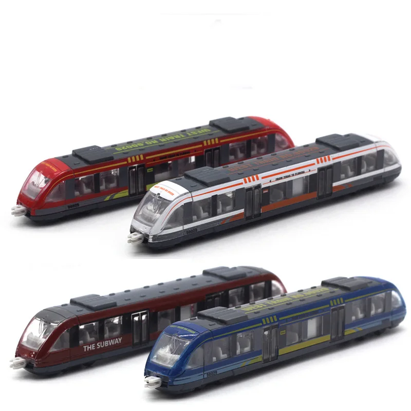 toy car train set diecast 1:43 die cast car toy scale model for boys car train subway set hot for kids children's educational