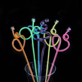 

100pcs/lot Acrylic Swizzle Stick Fruit Juice Transfer Rod Stirring Rod Kitchen Drink Mixing Paddle Length 27cm