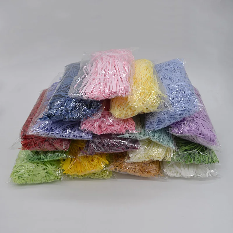 10g/bag Tissue Paper Raffia Paper Confetti Gift Box Filling Material