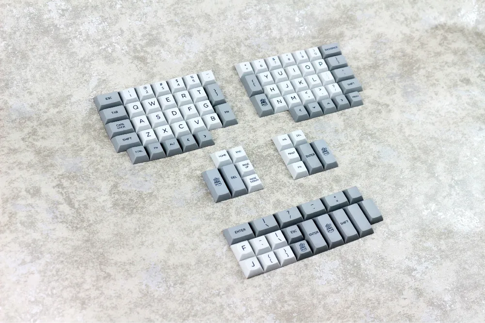 MP Ergo DSA 95 клавиш PBT краситель-сублимация Keycap Cherry MX Переключатель keycaps для проводной USB Механическая игровая клавиатура