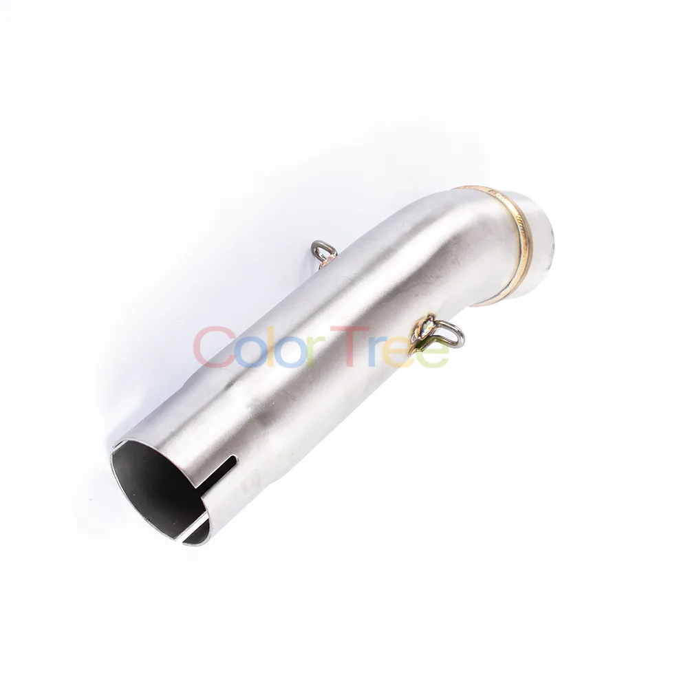 

Exhaust Mid Link Connect Modified Pipe Tube Motorcycle Muffler Mid Pipe For HONDA CB400 CB 400