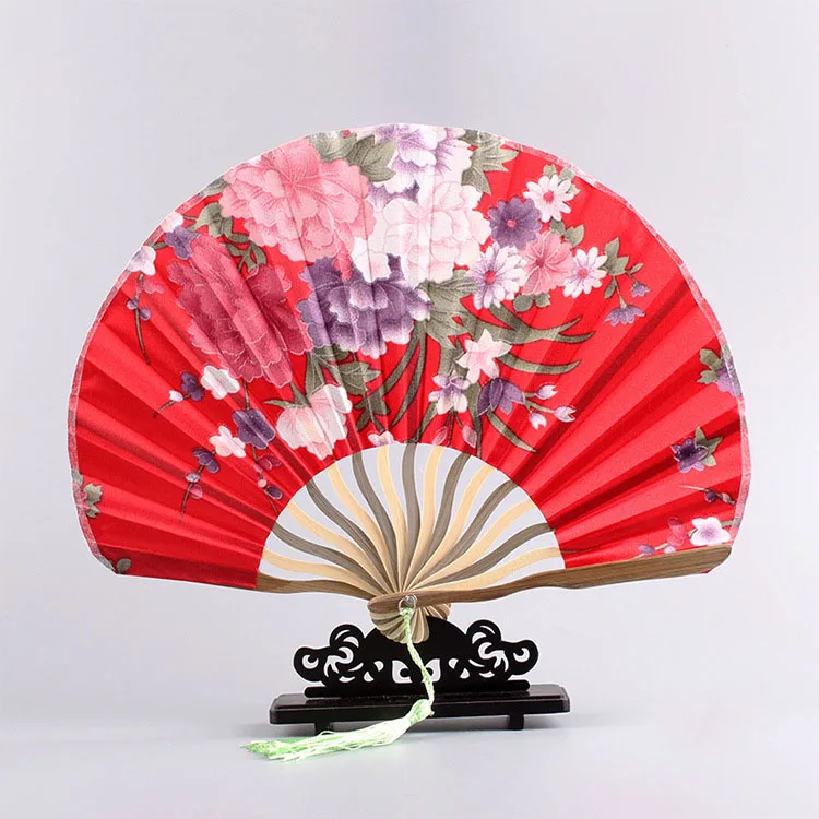 3D печать цветы ручной вентилятор японская вишня вентилятор складной Колт бамбук прекрасный вентилятор для девочек свадебные стаканчики для вечеринки, подарков