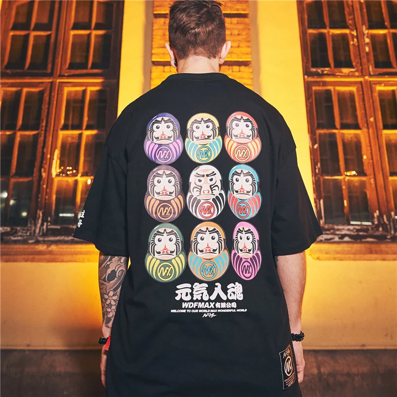 2019 Summer Fashion Design Cartoon Anime Print Short Sleeve Shirt Fun Harajuku Cotton Hip Hop Extra Large Rock Street T-Shirt | Мужская