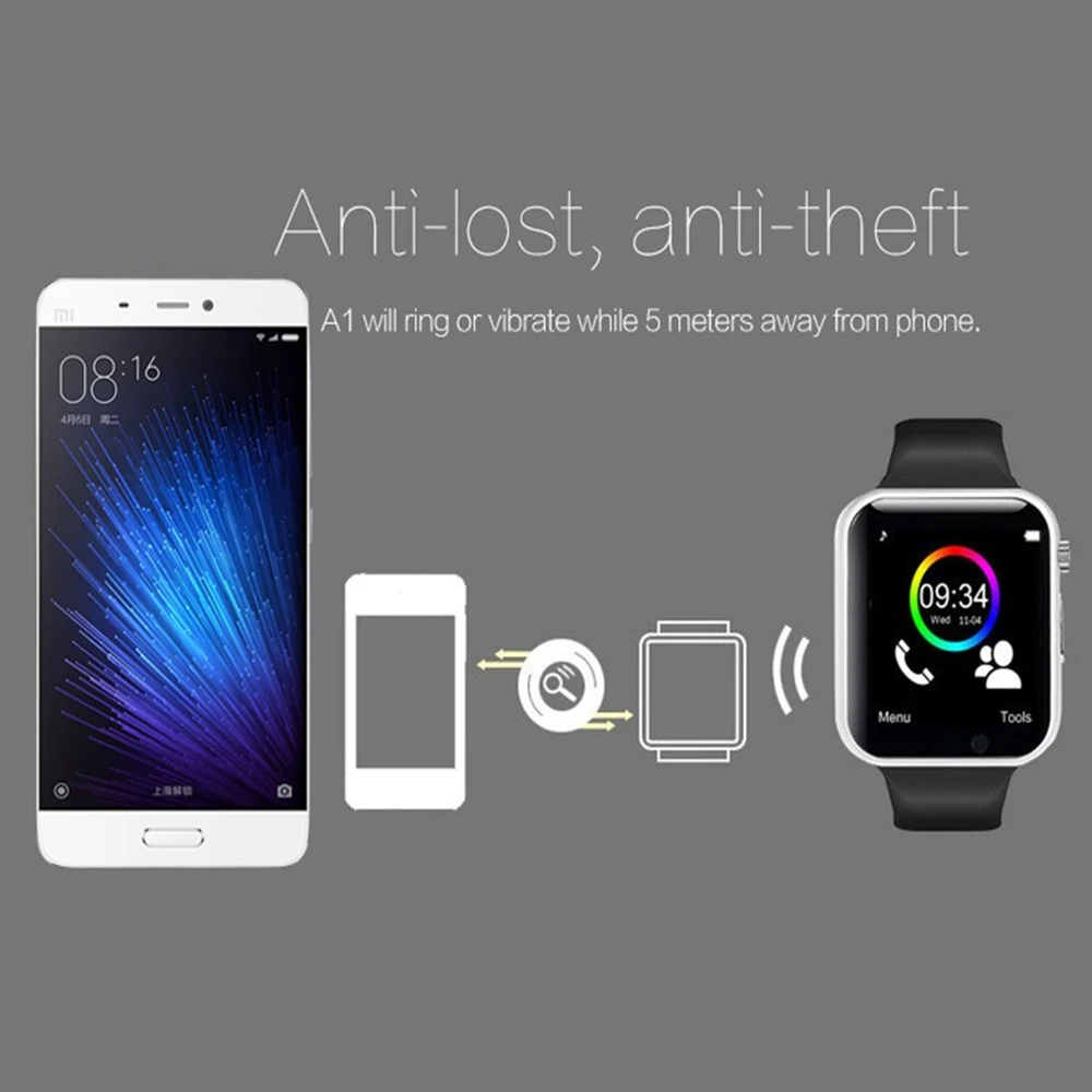 A1 Смарт часы для мужчин фитнес трекер homch Apple Android телефон Reloj умный