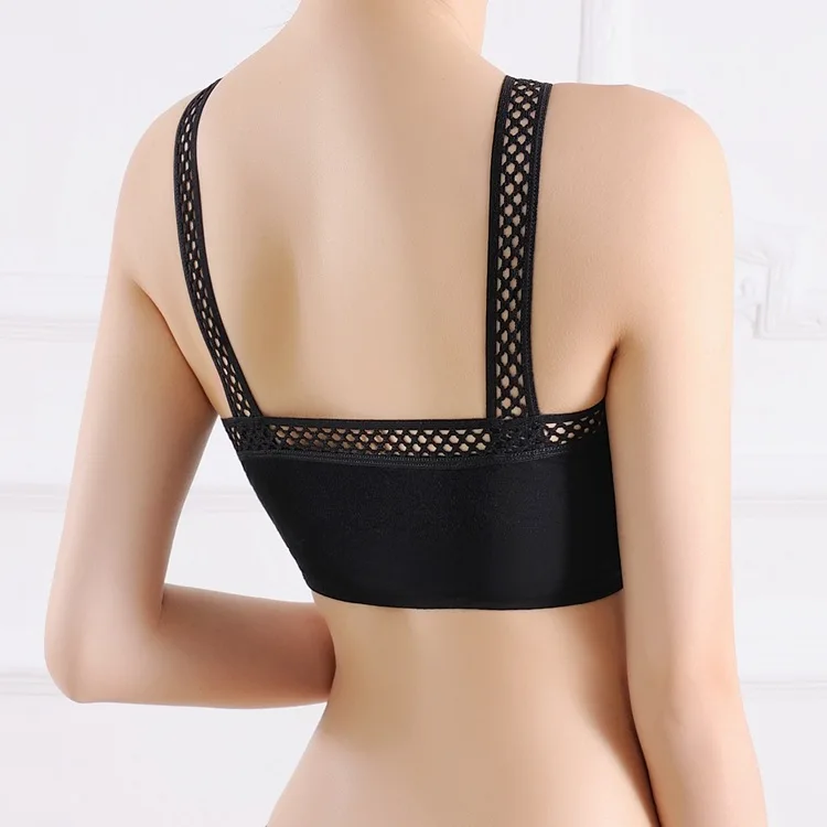 Women Sexy Lace Strapless Elastic Tube Top Fashion Cropped Bandeau Tops Underwear Bras Crop Tops White Black