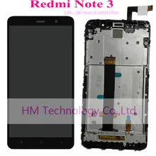 Black/White/Gold LCD+TP+Frame for Xiaomi Redmi Note3 Note 3 LCD Display+Touch Screen Digitizer with Frame +Tools