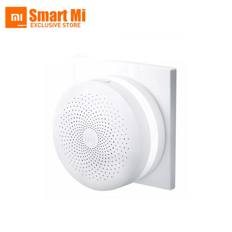 2016 100 New Original Xiaomi Intelligent Web Wifi Radio and Ringbell Smart Gate way Smart Home