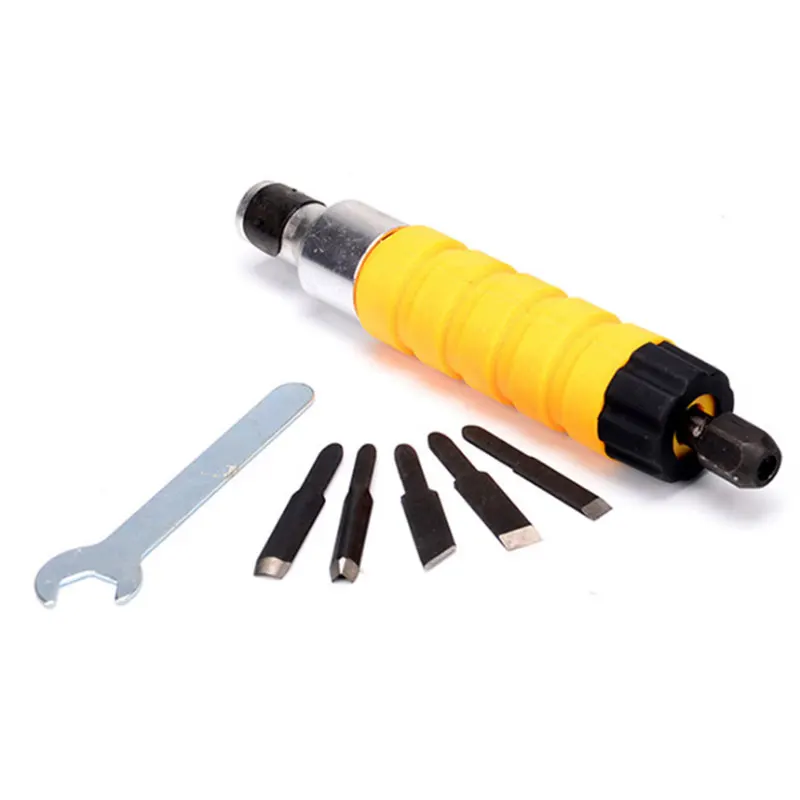 

Wood Chisel Carving Tool Tube Chuck Attachment for Electric Drill Flexible Shaft YU-Home